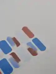 Вишнёвый лаковые наклейки полоски для ногтей