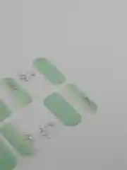 Зелёный хаки лаковые наклейки полоски для ногтей