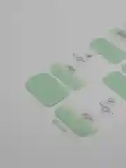 Зелёный хаки лаковые наклейки полоски для ногтей