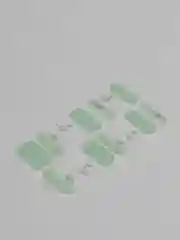 Зелёный хаки лаковые наклейки полоски для ногтей