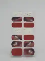 Алый лаковые наклейки полоски для ногтей