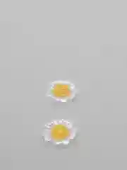 Желтый кабошон "Цветочек"