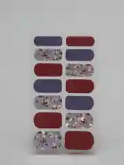 Белый лаковые наклейки полоски для ногтей