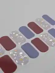 Белый лаковые наклейки полоски для ногтей