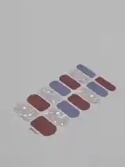 Белый лаковые наклейки полоски для ногтей