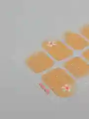 Манго лаковые наклейки полоски для ногтей