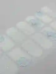 Зеленый лаковые наклейки полоски для ногтей