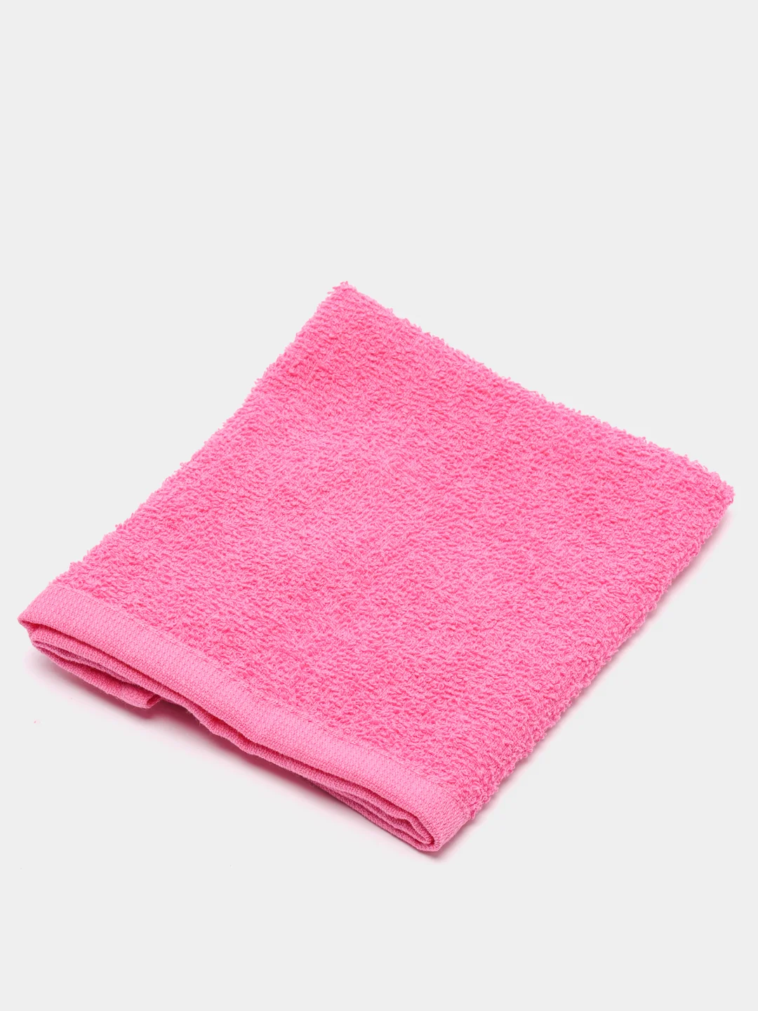Розовый полотенце махровое, 30*30 см