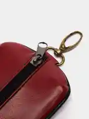 Коричневый ключница из экокожи