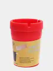 Красный пепельница бездымная, 10.5х7.5 см