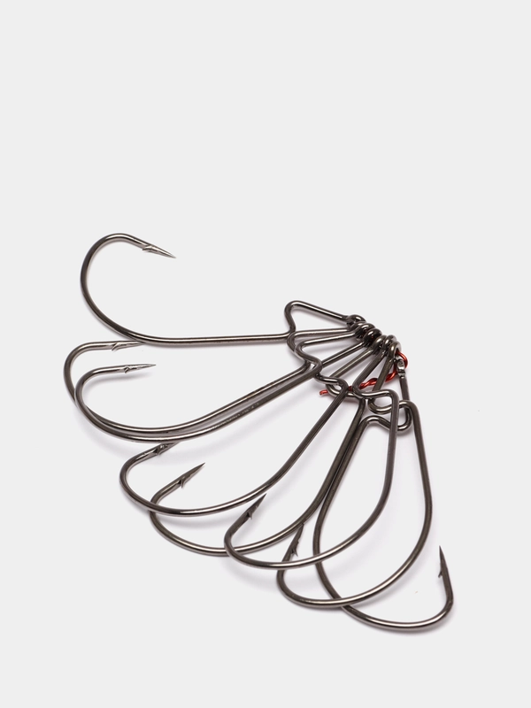 Крючки офсетные JinTai Worm 38105 №2/0, 8 штук