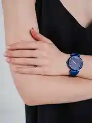 Синий женские кварцевые часы