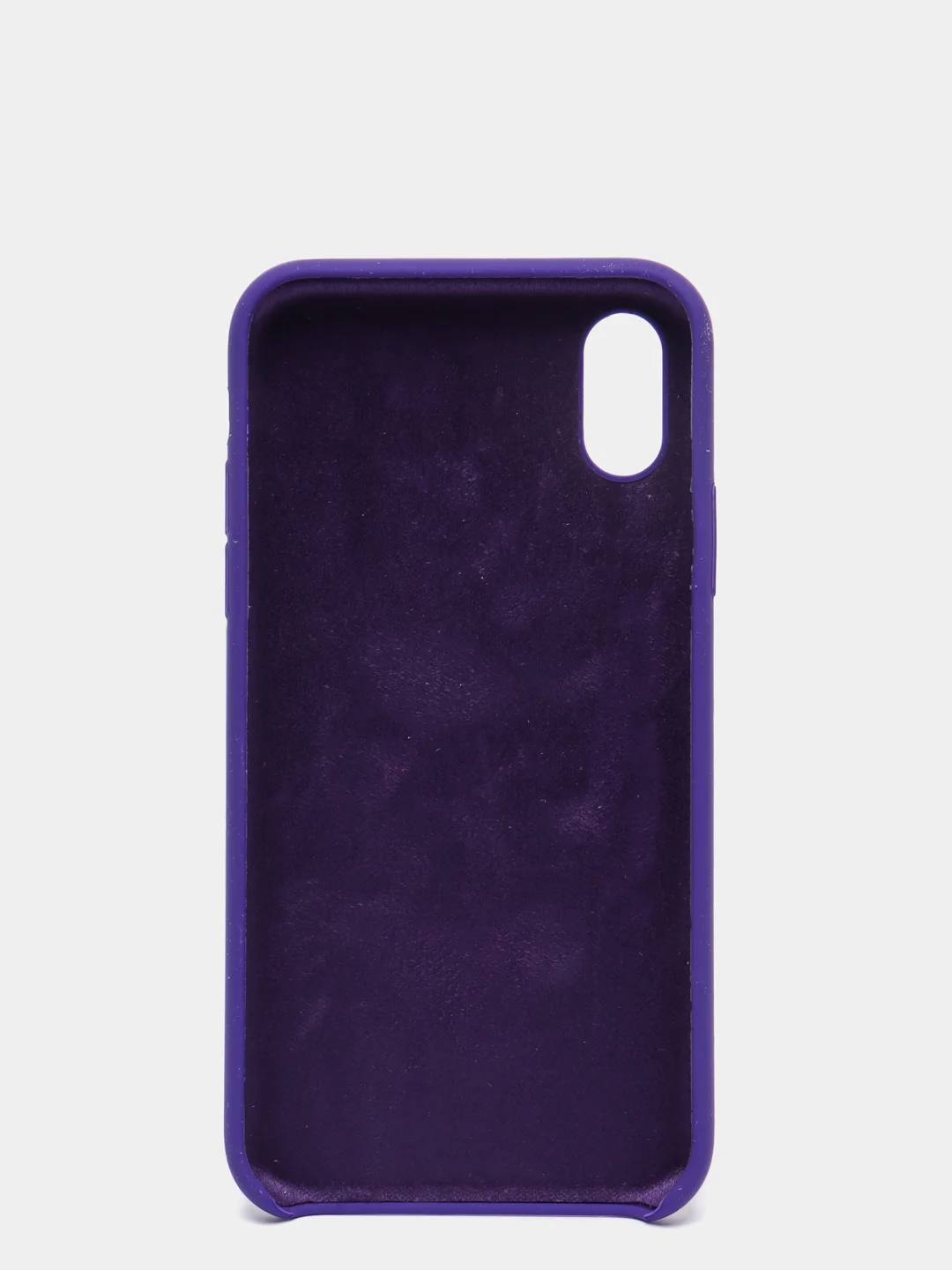 Фиолетовый чехол Silicone Case ( Чехол силиконовый ) для iPhone XS / XS MAX