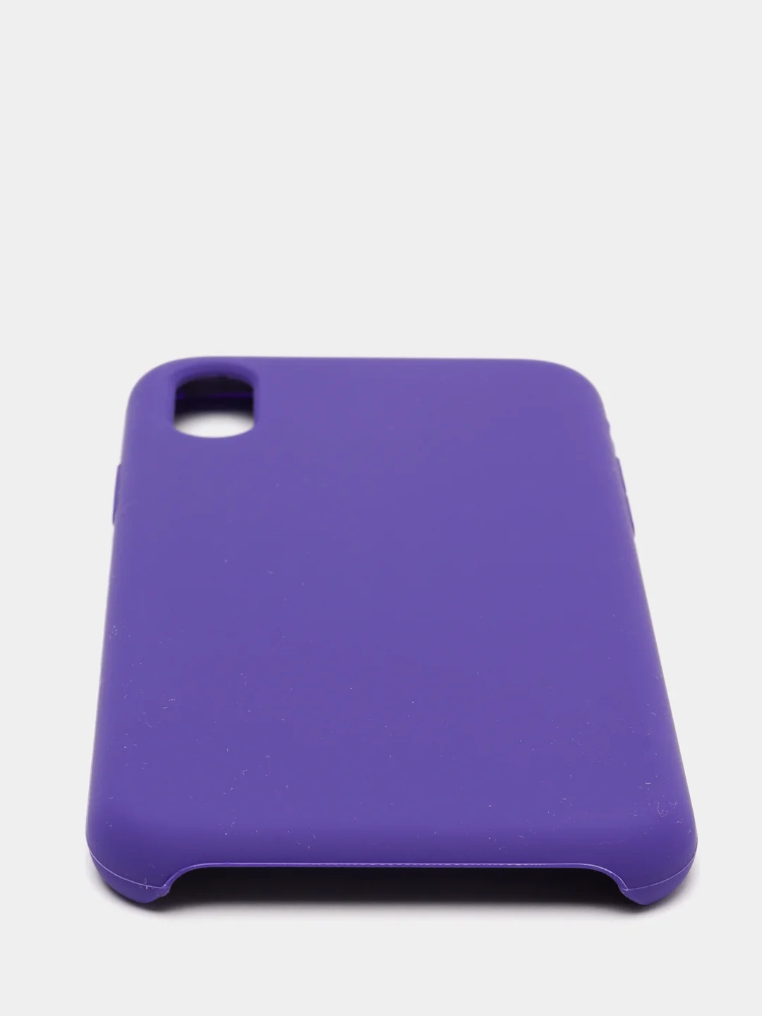 Фиолетовый чехол Silicone Case ( Чехол силиконовый ) для iPhone XS / XS MAX