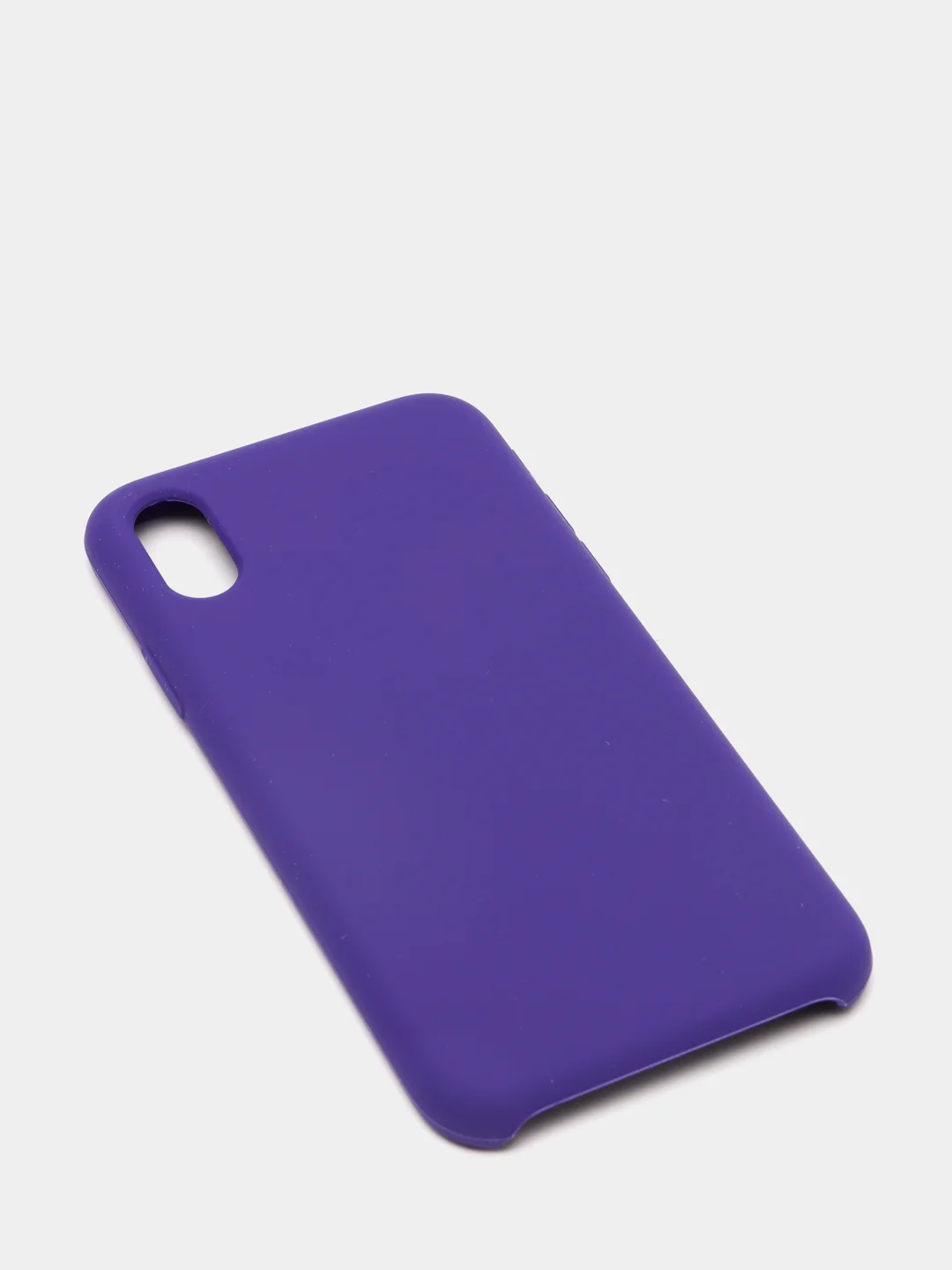 Фиолетовый чехол Silicone Case ( Чехол силиконовый ) для iPhone XS / XS MAX