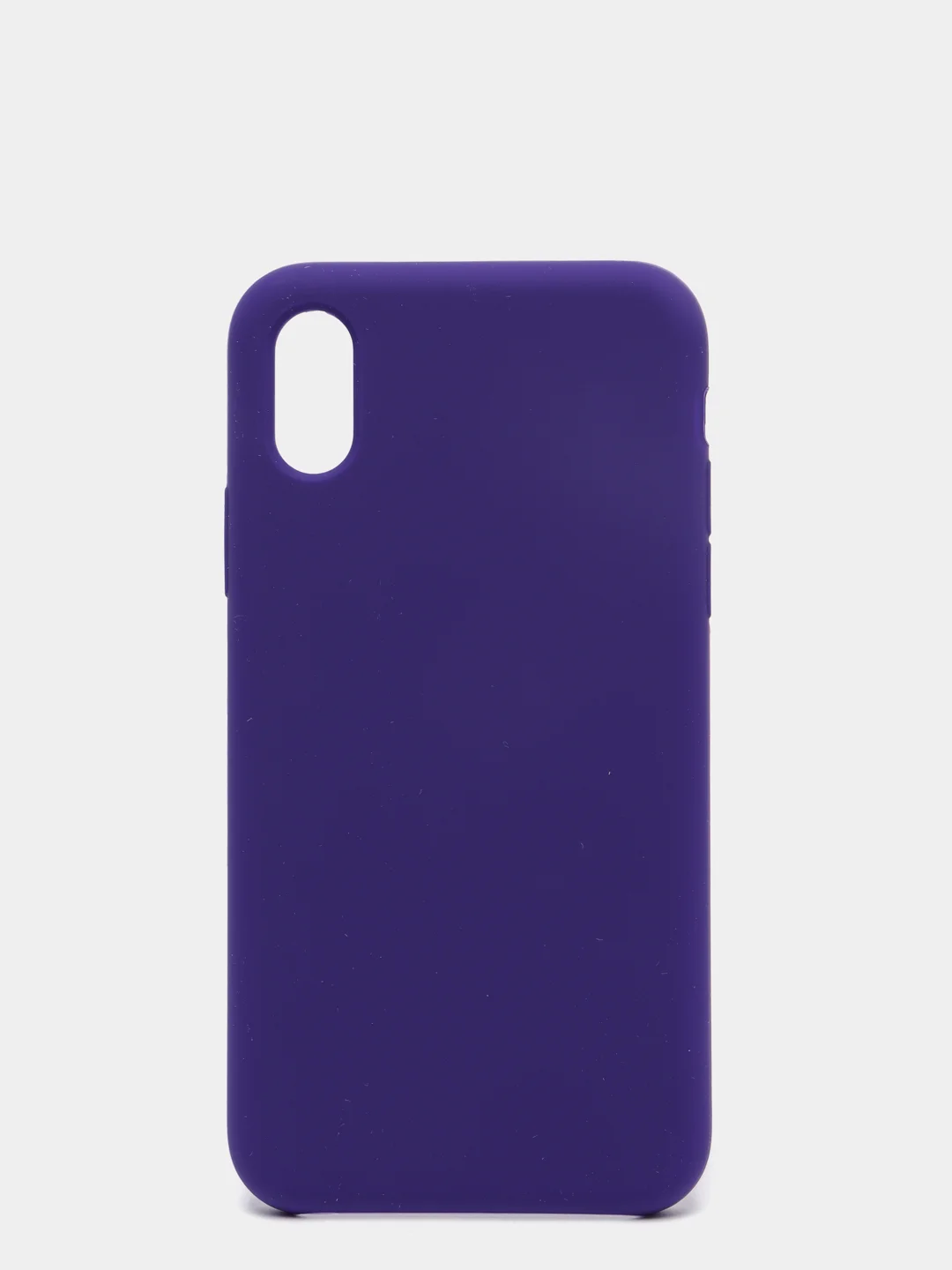 Фиолетовый чехол Silicone Case ( Чехол силиконовый ) для iPhone XS / XS MAX