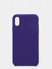 Фиолетовый чехол Silicone Case ( Чехол силиконовый ) для iPhone XS / XS MAX