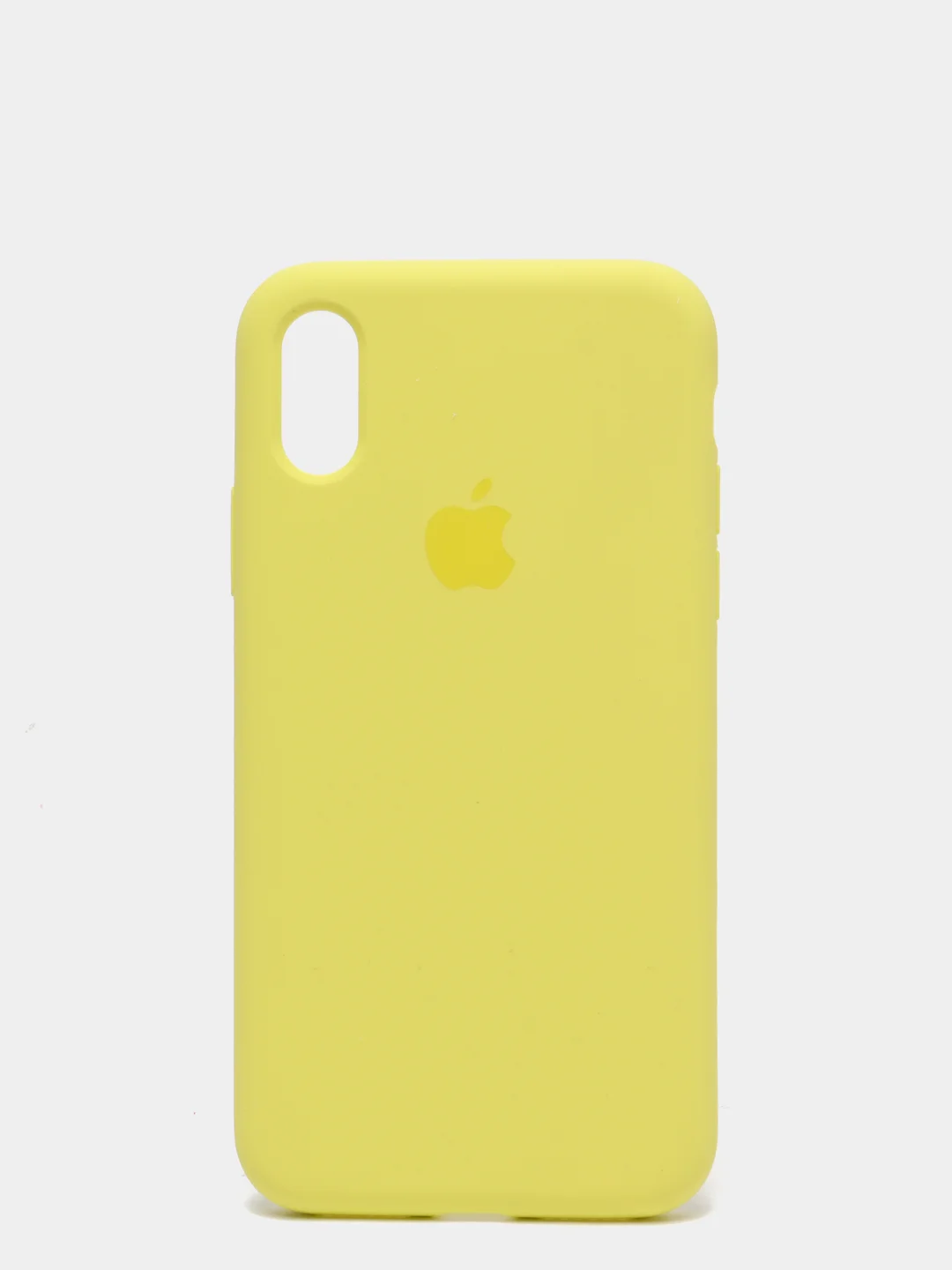 Желтый чехол Silicone Case ( Чехол силиконовый ) для iPhone XS / XS MAX