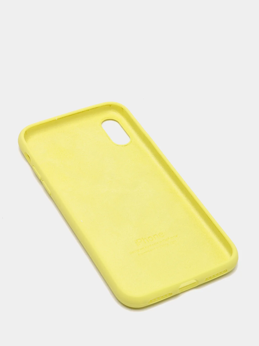 Желтый чехол Silicone Case ( Чехол силиконовый ) для iPhone XS / XS MAX
