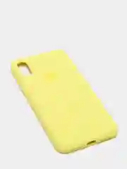 Желтый чехол Silicone Case ( Чехол силиконовый ) для iPhone XS / XS MAX
