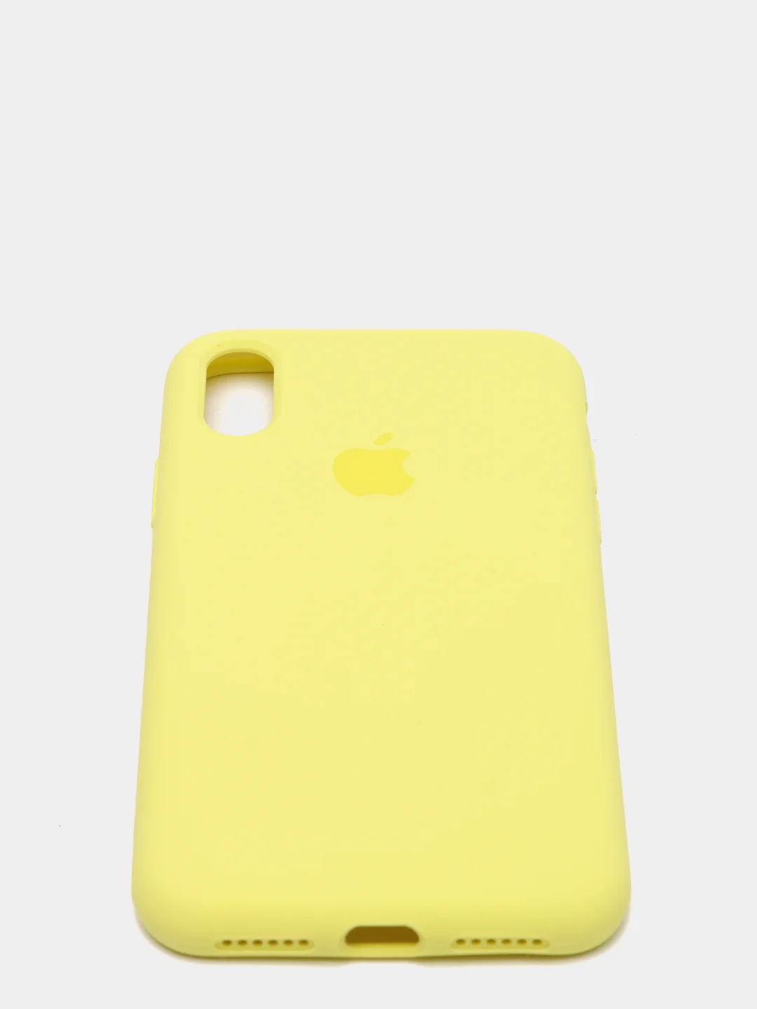 Желтый чехол Silicone Case ( Чехол силиконовый ) для iPhone XS / XS MAX