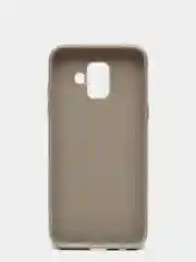 Серый чехол Samsung Galaxy A6 (2018), Самсунг Галакси А6 2018, силиконовый цветной матовый