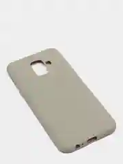 Серый чехол Samsung Galaxy A6 (2018), Самсунг Галакси А6 2018, силиконовый цветной матовый