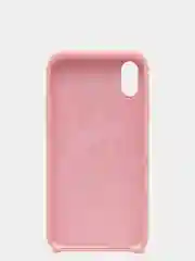 Розовый чехол Silicone Case ( Чехол силиконовый ) для iPhone XS / XS MAX