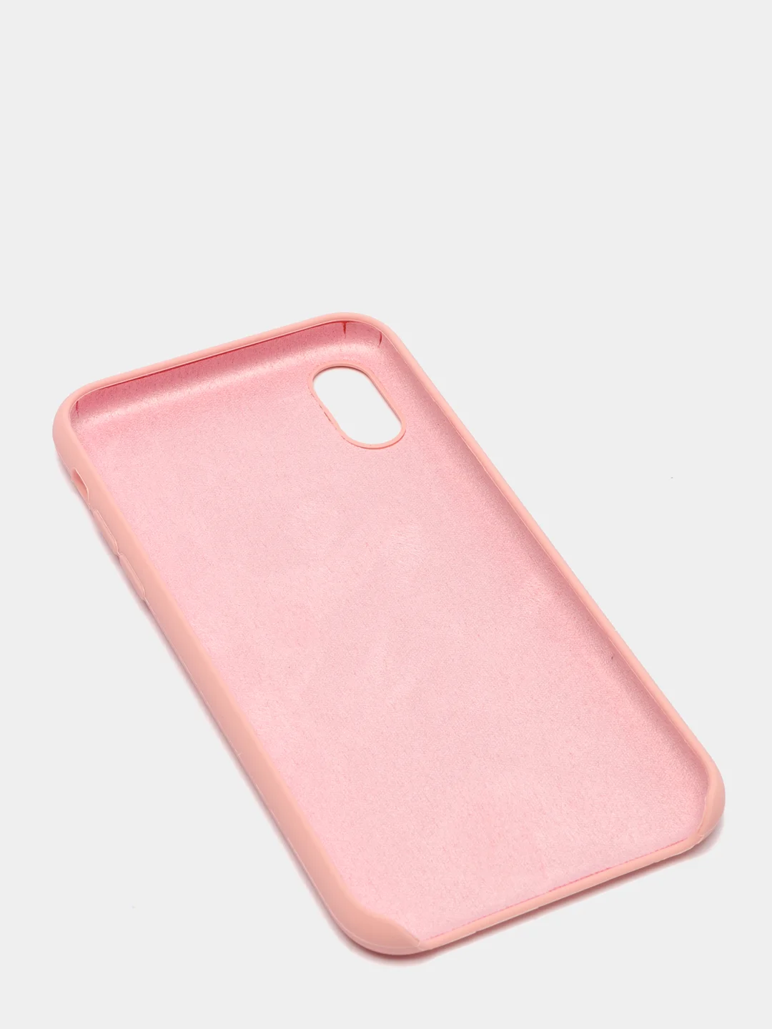 Розовый чехол Silicone Case ( Чехол силиконовый ) для iPhone XS / XS MAX