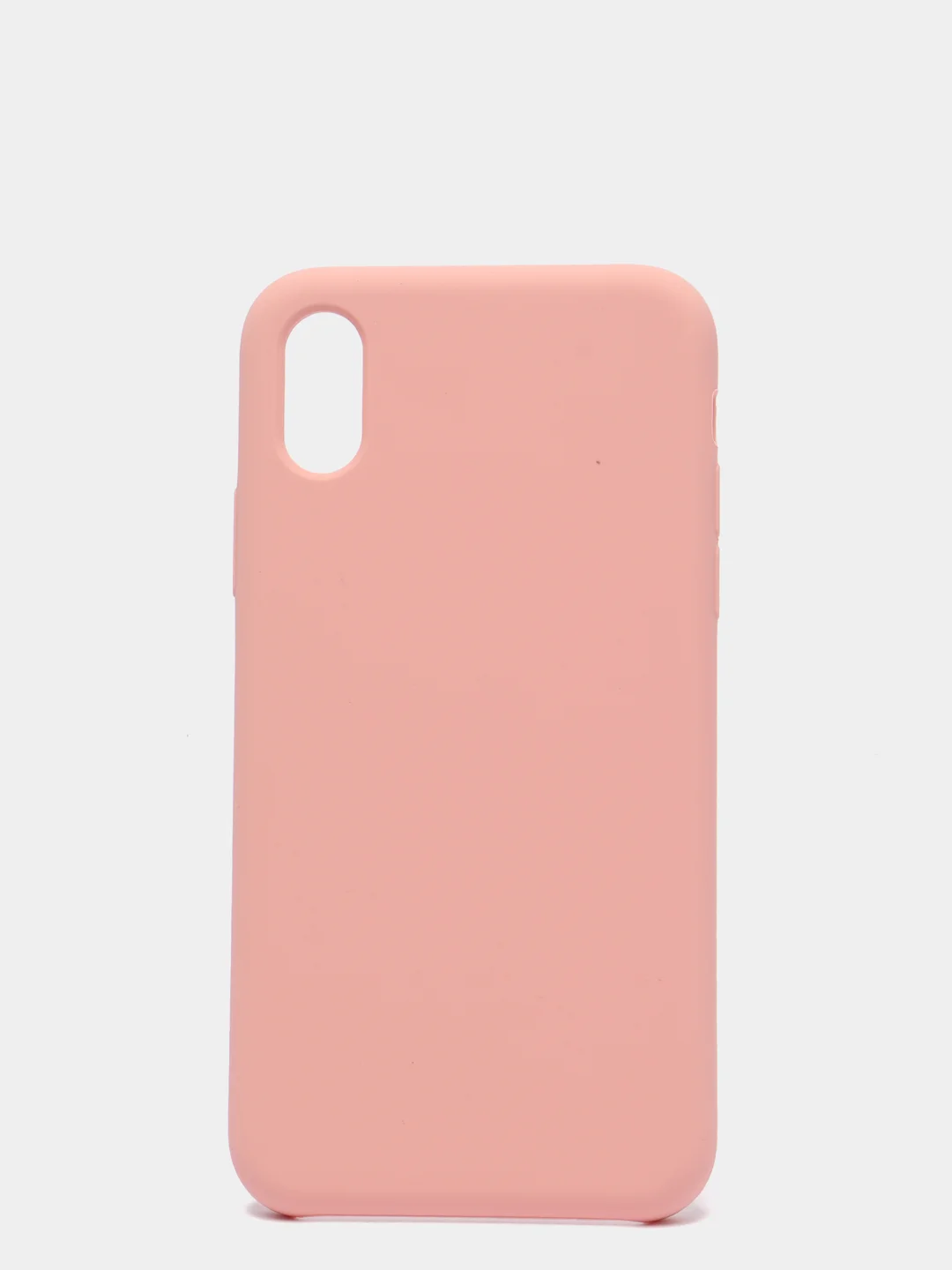 Розовый чехол Silicone Case ( Чехол силиконовый ) для iPhone XS / XS MAX