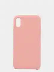 Розовый чехол Silicone Case ( Чехол силиконовый ) для iPhone XS / XS MAX