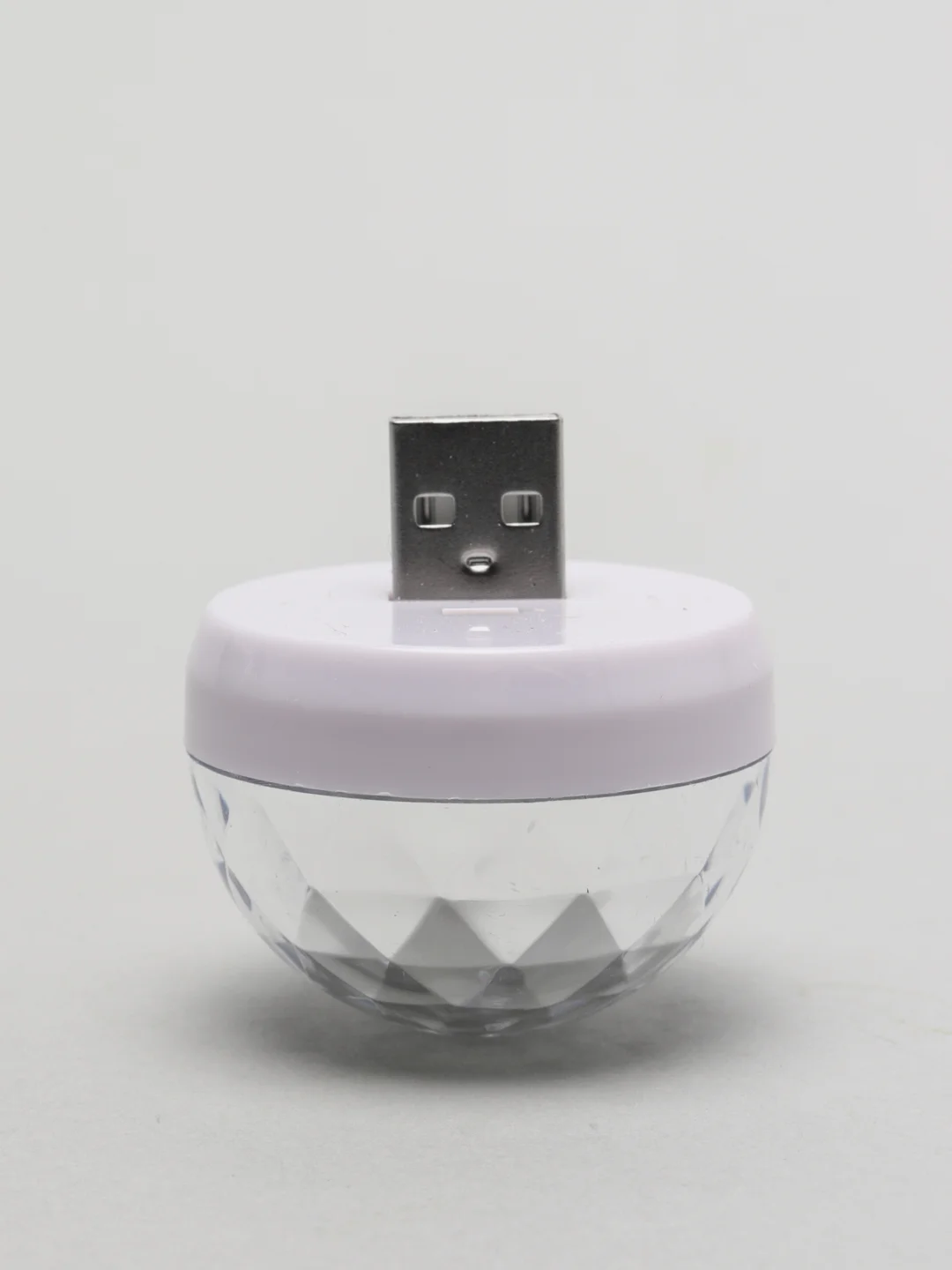 Белый мини светомузыка USB