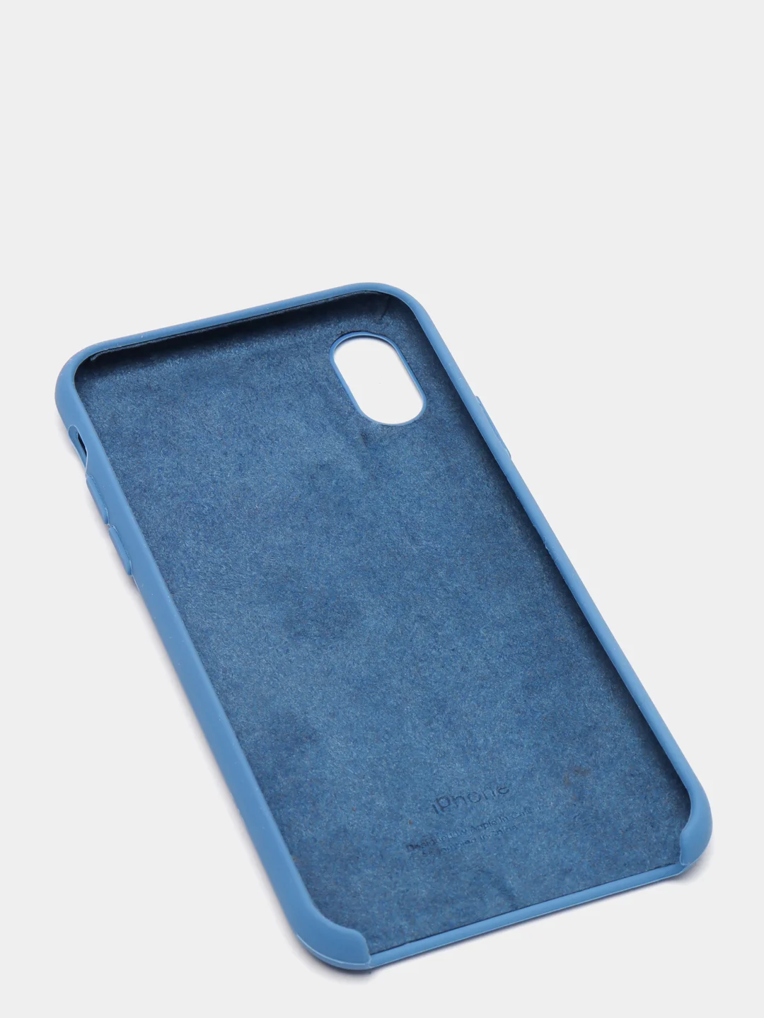 Синий чехол Silicone Case ( Чехол силиконовый ) для iPhone XS / XS MAX
