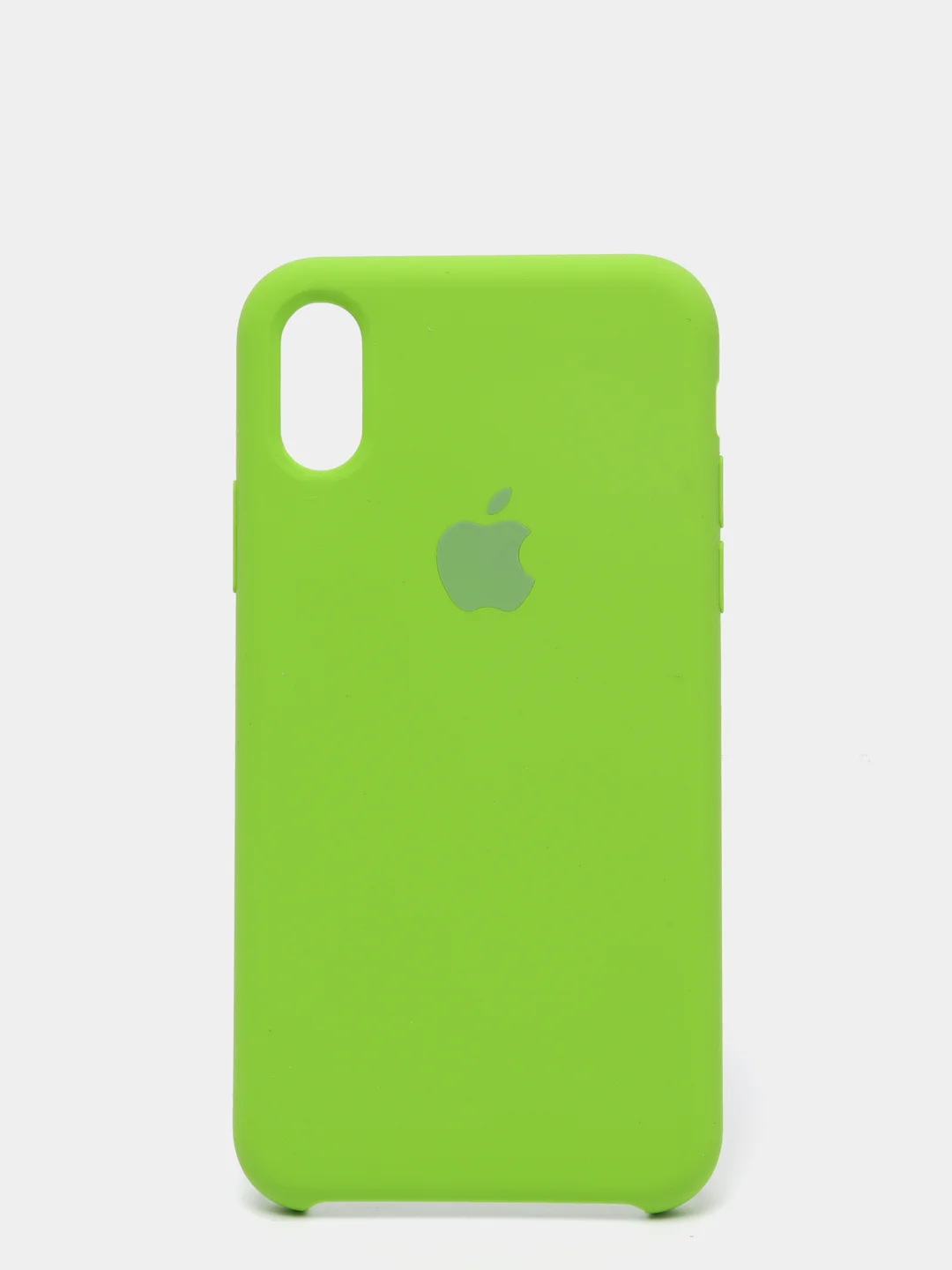 Зеленый чехол Silicone Case ( Чехол силиконовый ) для iPhone XS / XS MAX