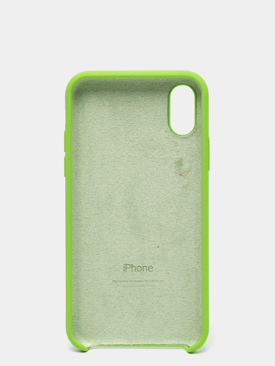 Зеленый чехол Silicone Case ( Чехол силиконовый ) для iPhone XS / XS MAX