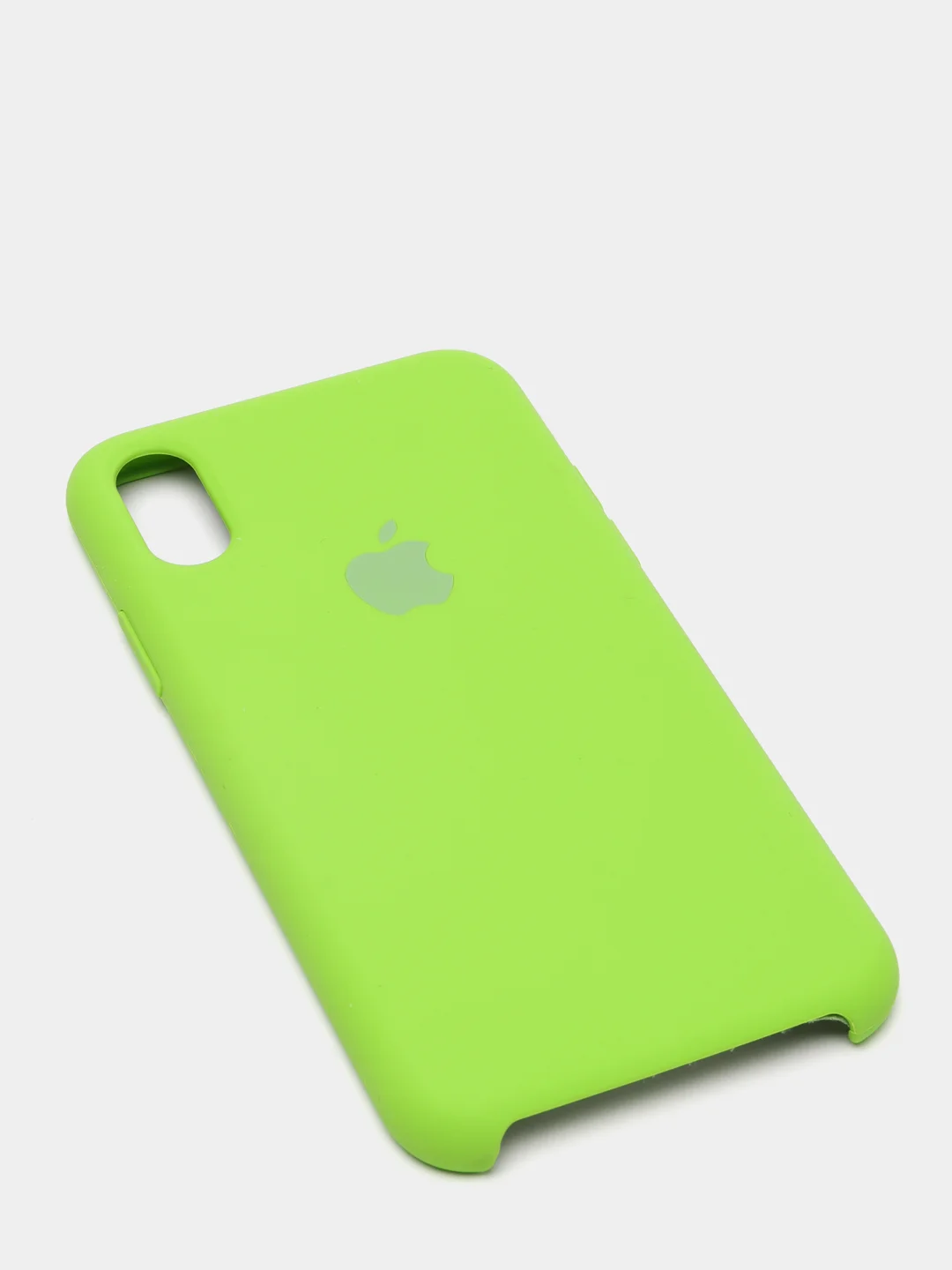 Зеленый чехол Silicone Case ( Чехол силиконовый ) для iPhone XS / XS MAX