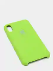 Зеленый чехол Silicone Case ( Чехол силиконовый ) для iPhone XS / XS MAX