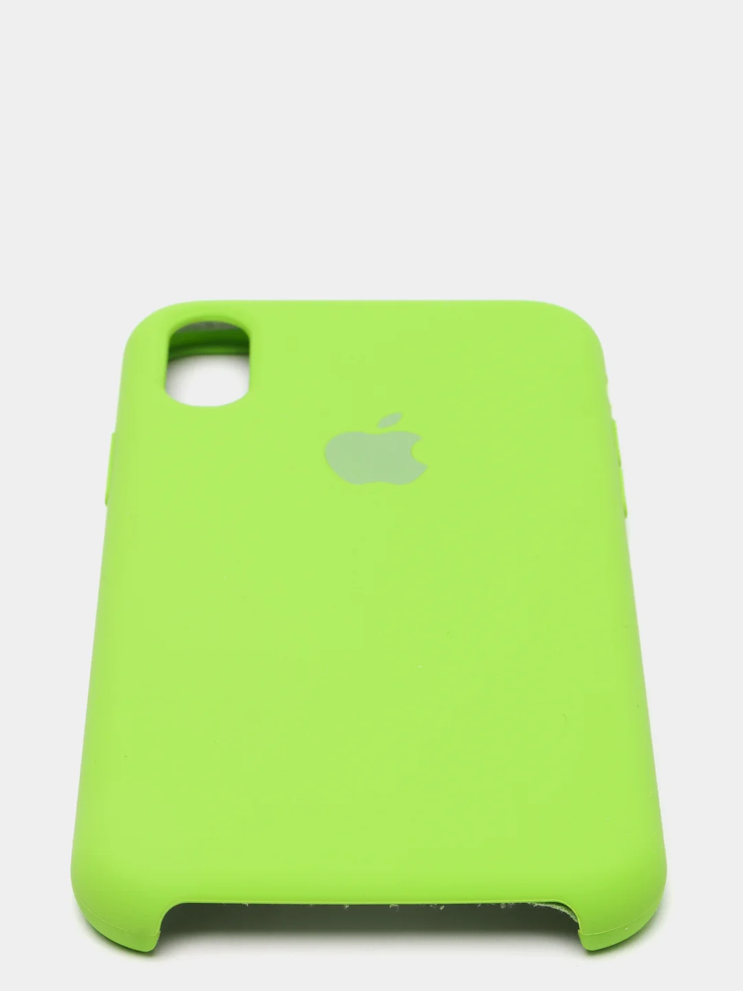 Зеленый чехол Silicone Case ( Чехол силиконовый ) для iPhone XS / XS MAX
