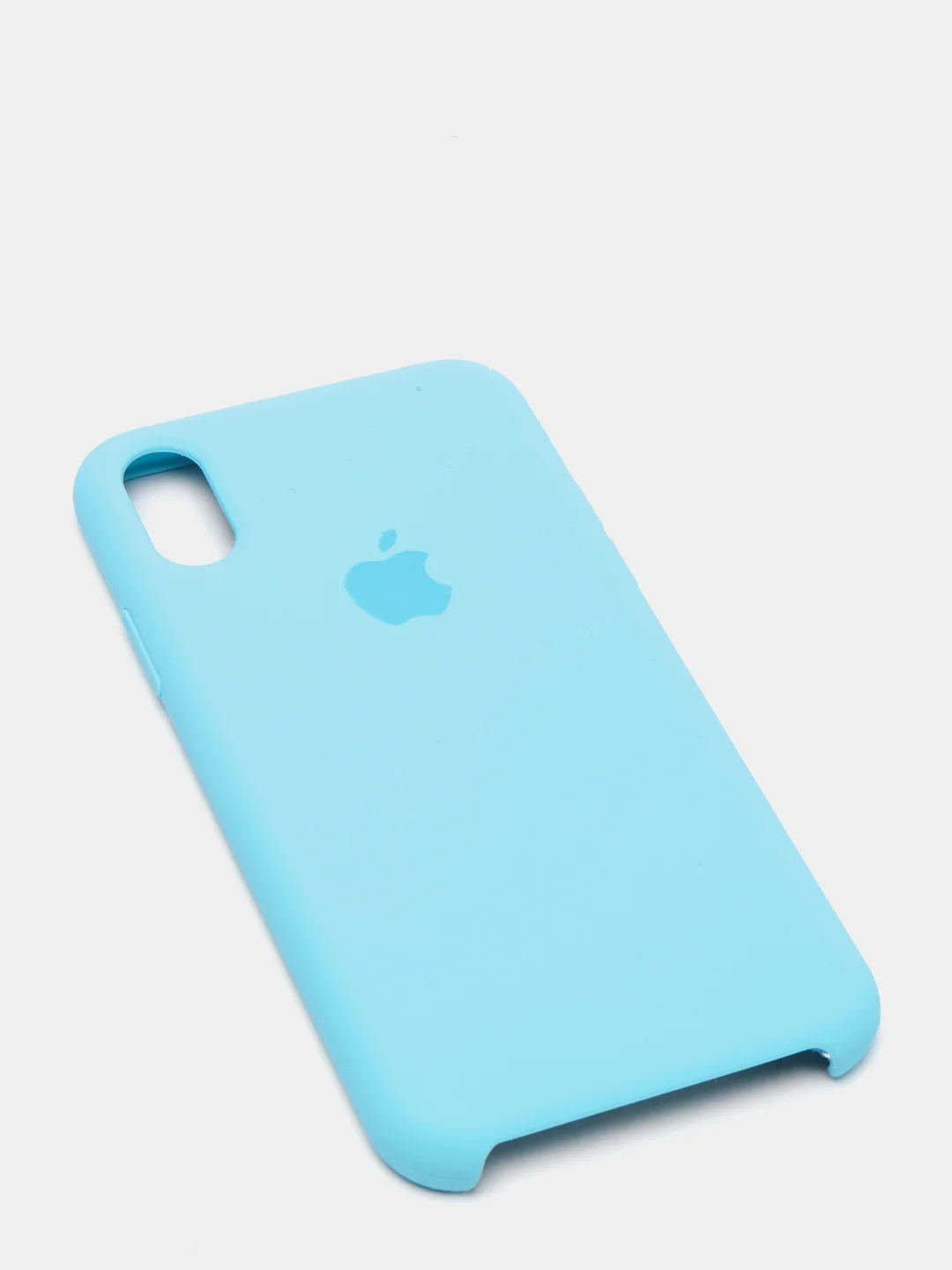 Голубой чехол Silicone Case ( Чехол силиконовый ) для iPhone XS / XS MAX