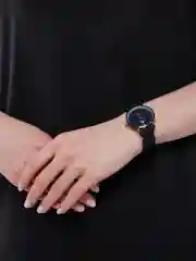 Черный женские кварцевые часы