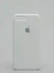 Белый чехол Silicone Case ( Чехол силиконовый ) для iPhone 7/  iPhone 7 plus