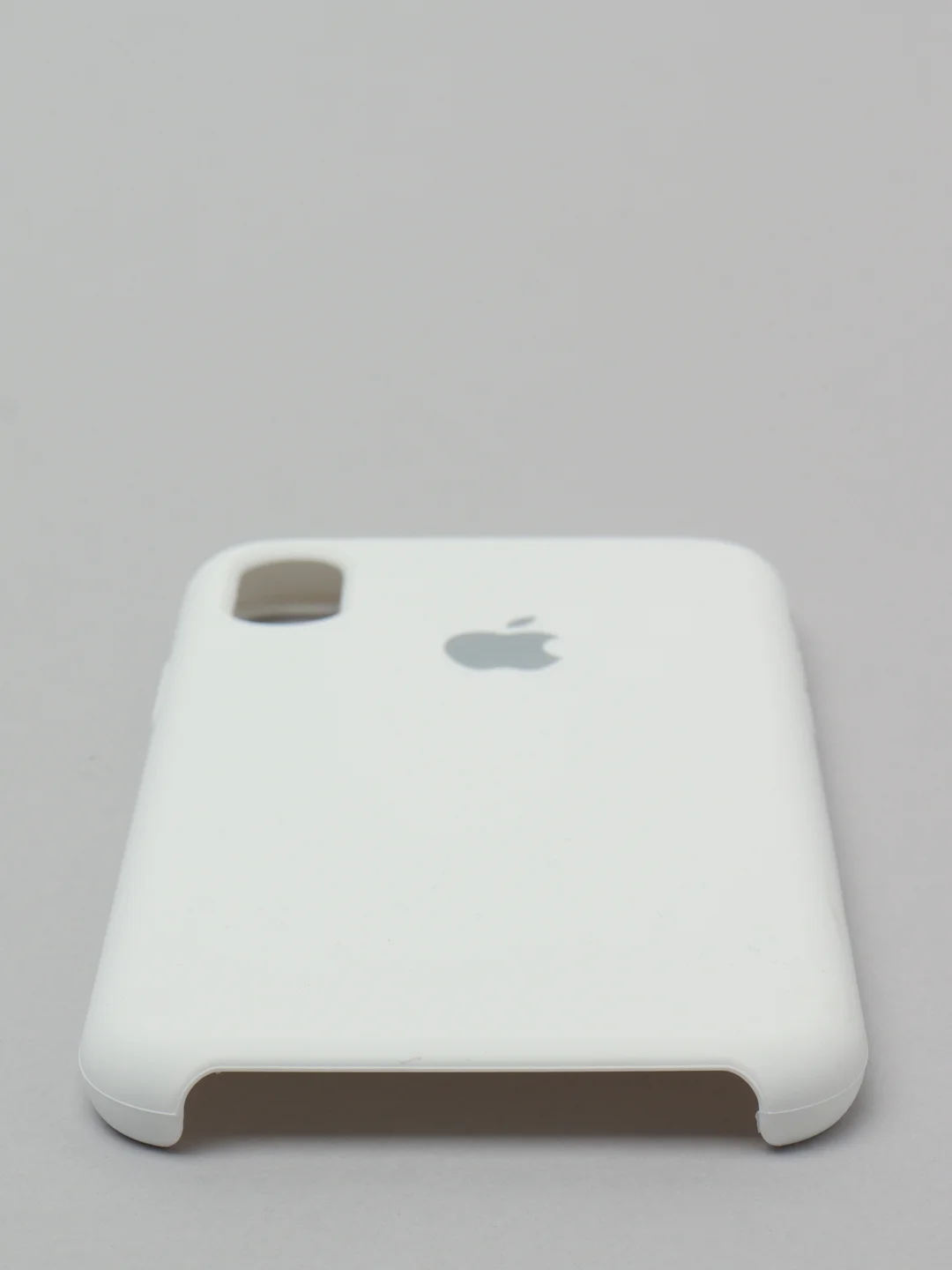 Белый чехол Silicone Case ( Чехол силиконовый ) для iPhone XS / XS MAX