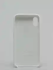 Белый чехол Silicone Case ( Чехол силиконовый ) для iPhone XS / XS MAX
