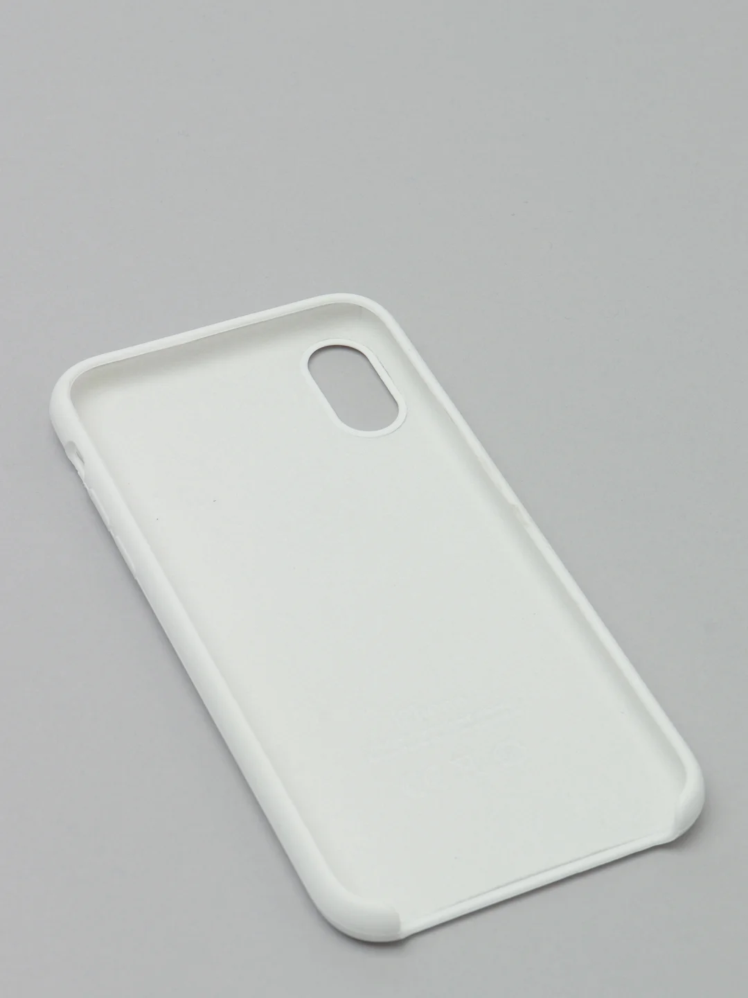 Белый чехол Silicone Case ( Чехол силиконовый ) для iPhone XS / XS MAX