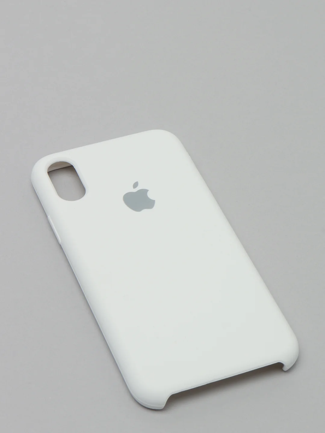 Белый чехол Silicone Case ( Чехол силиконовый ) для iPhone XS / XS MAX