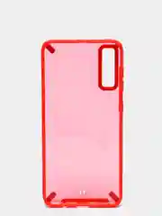 Красный чехол для Samsung Galaxy A50  с  блестками