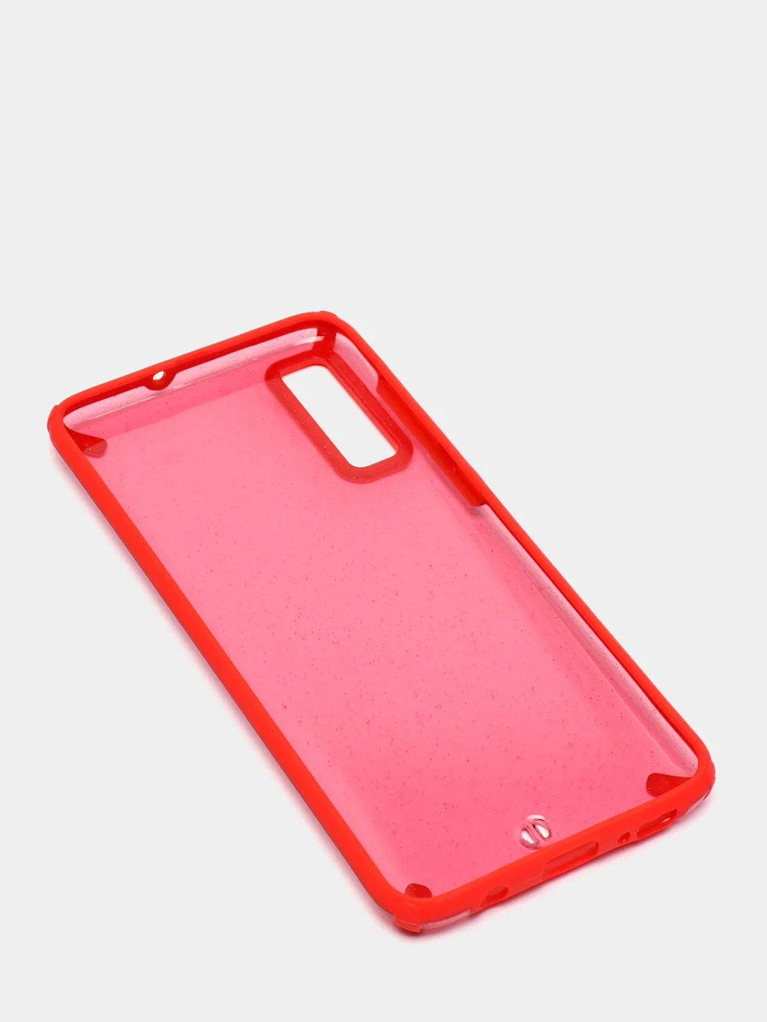 Красный чехол для Samsung Galaxy A50  с  блестками