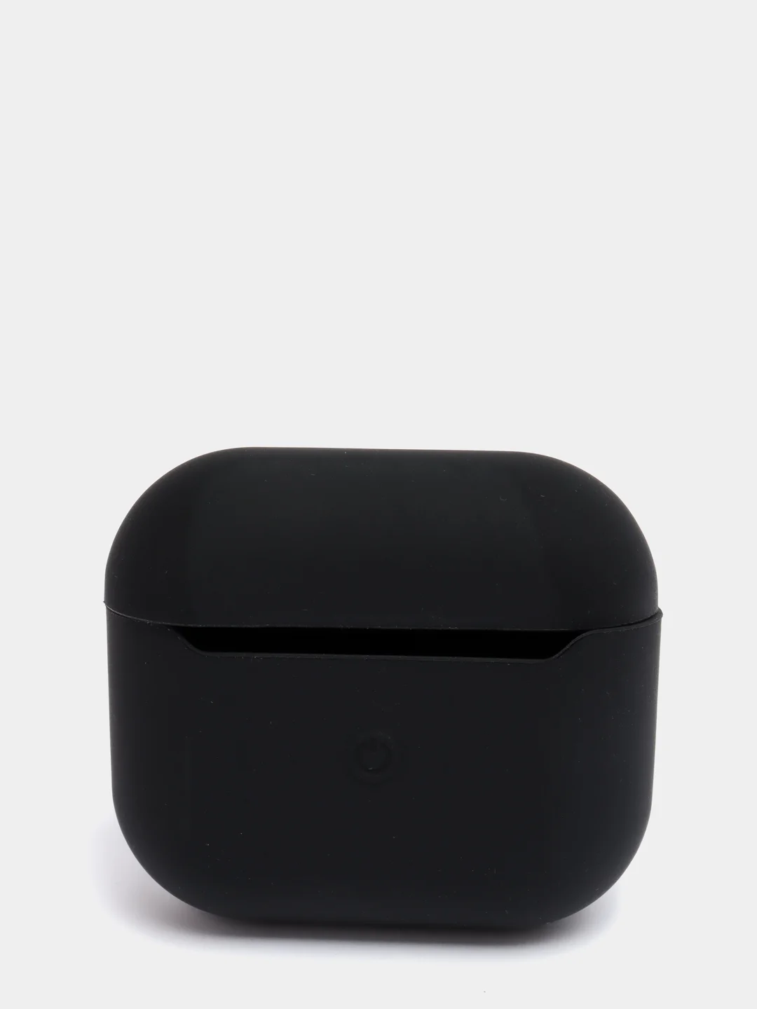 Черный ультратонкий силиконовый чехол для наушников AirPods 3