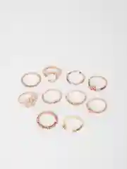 Бирюзовый женские кольца, набор из 7 колец