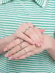 Женские кольца, набор из 7 штук